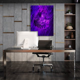 Ethereum Purple Abstract Wall Art