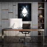 Ethereum Breaking Wall Art