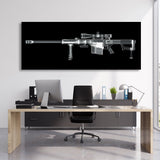Sniper Barrett M82A1 X-Ray Wall Art