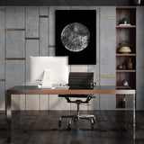 Ethereum Silver Coin Wall Art