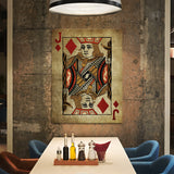 Jack Card Diamond Wall Art