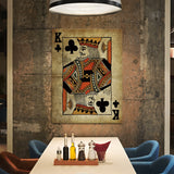 King Card Club Wall Art