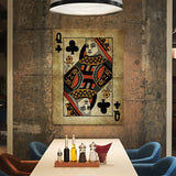 Queen Card Club Wall Art