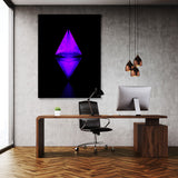 Ethereum Purple Wall Art