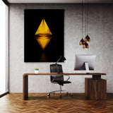 Ethereum Yellow Wall Art