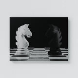 Knight vs Knight Chess Wall Art