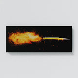 Bullet Fire Wall Art