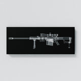 Sniper Barrett M82A1 X-Ray Wall Art