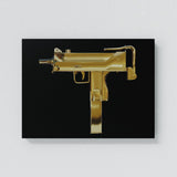 Uzi Gold Wall Art