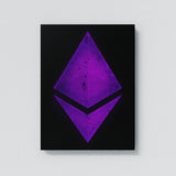 Ethereum Purple Big Wall Art