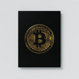Bitcoin Black Sense Canvas