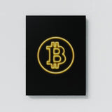Bitcoin Neon Sense Canvas