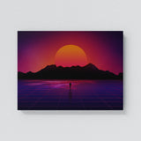 Synthwave Simulation Wall Art