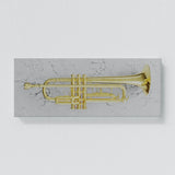 Trumpet Gold Wall Art