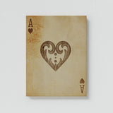 Ace Card Vintage Sense Canvas