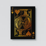 Jack Card Gold Sense Canvas