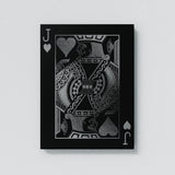 Jack Card Silver Sense Canvas