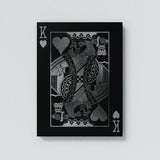 King Card Silver Sense Canvas