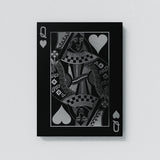Queen Card Silver Sense Canvas
