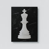 Chess King White Sense Canvas