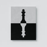Chess King Queen 2D Sense Canvas