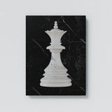 Chess Queen White Sense Canvas