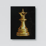 Chess Queen Gold Sense Canvas