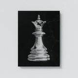 Chess Queen Silver Sense Canvas