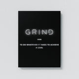 Grind Neon Wall Art