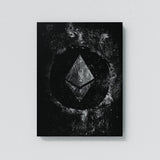 Ethereum Silver Wall Art