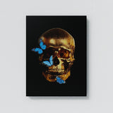 Skull Gold Wall Art