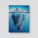 The Success Iceberg Wall Art