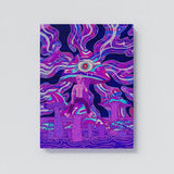 Psychedelic Alien Wall Art