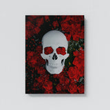 Skeleton Flower Wall Art
