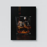 Whiskey Glass Wall Art