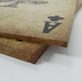 4 Set Ace Cards Wall Art