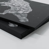 Bull vs Bear Silver Wall Art
