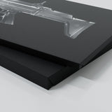 MK 16 SCAR-L Silver Wall Art