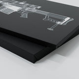 Sniper Barrett M82A1 X-Ray Wall Art