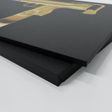 Uzi Gold Wall Art