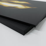 Lips Gold Drip Wall Art