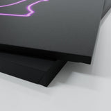 Chess Queen Neon Pink Wall Art
