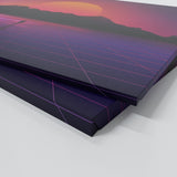 Synthwave Simulation Wall Art