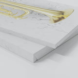 Trumpet Gold Wall Art