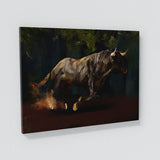 Bull vs Bear Run Wall Art