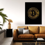 Bitcoin Black Sense Canvas
