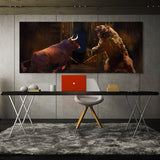 Bull vs Bear Wall Art