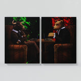 Bull & Bear Trader Wall Art