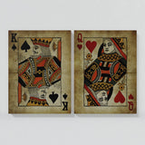 Card King Queen Wall Art