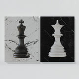 Chess King Queen Wall Art